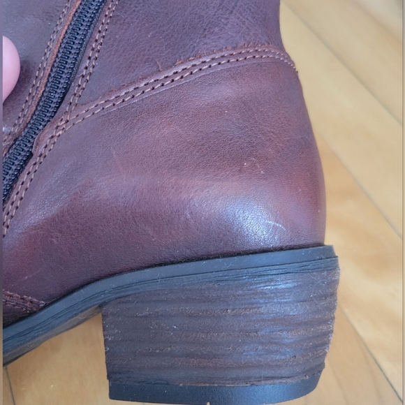 Fly London Knee High Leather Boots - Picture 4 of 8